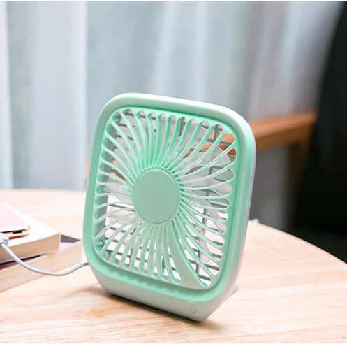 green USB вентилятор настольный ABS Электрический Настольный компьютер настольный домашний офис портативный мини практичный s вентилятор ITAS6631A - Цвет: green