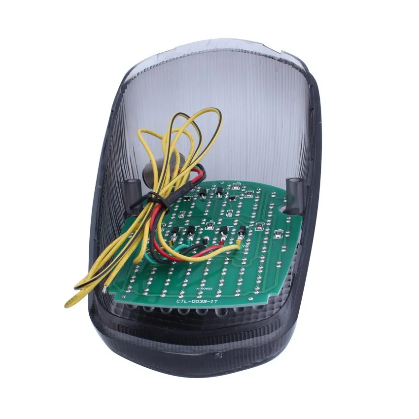 Для Honda Shadow ACE 750 2002-2003 Sabre 1100 2000-2008 светодиодный сигнал поворота тормоза Встроенный задний фонарь Дым