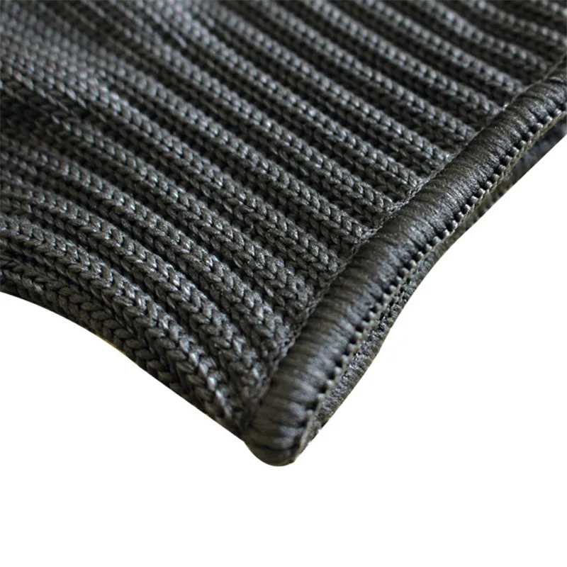 Anti Cut Gloves Protective Gloves Safety Gloves Black Level 5 Anti-cut Glove Safety Cut Proof Stab Resistant Wire Metal Work Gloves Garden Kitchen Household Safety Gloves