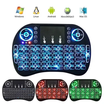 

i8 Mini 2.4G Wireless Keyboard Touchpad Color Backlit Air Mouse For Android TV Box Xbox Smart TV PC PS3/PS4 HTPC