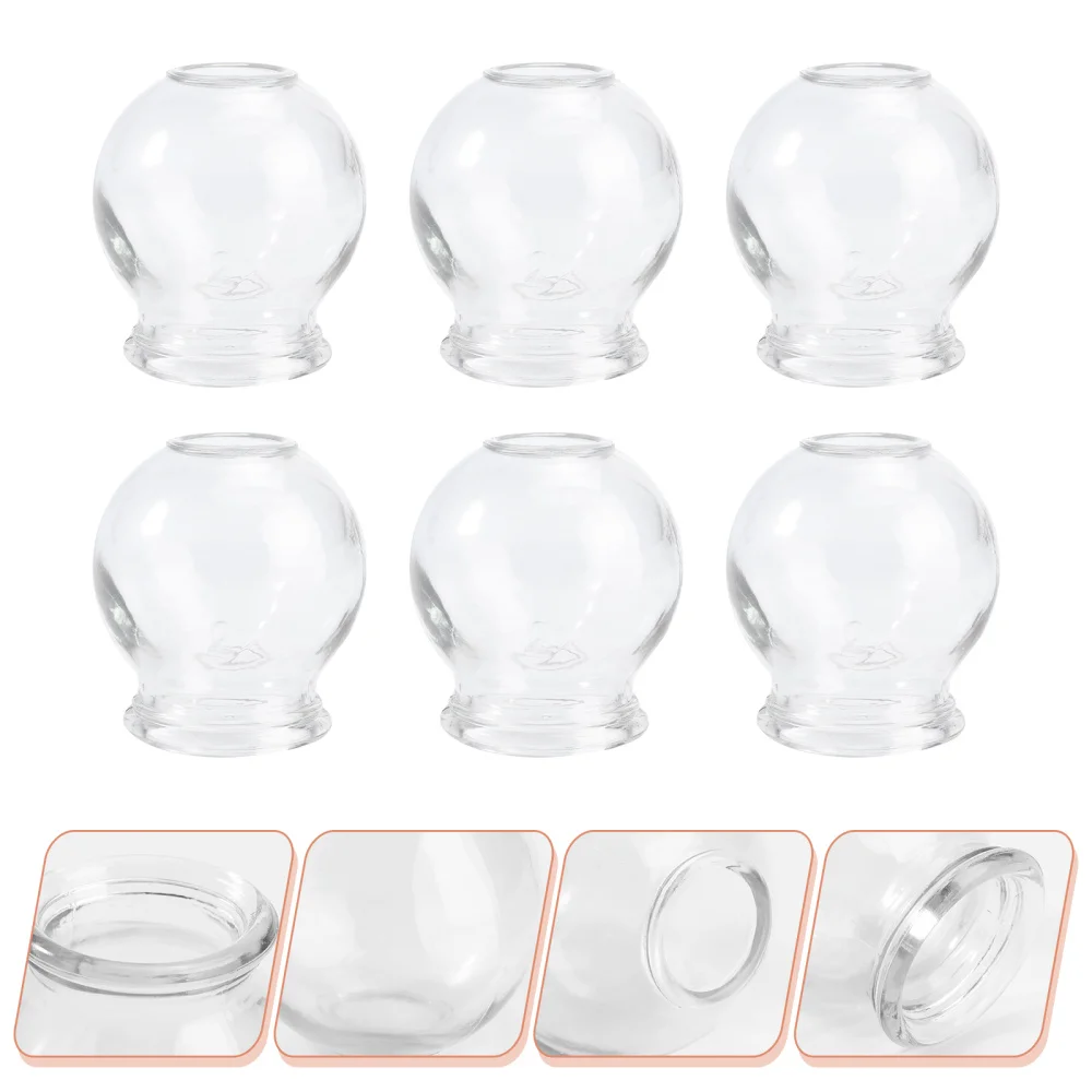 Cupping Cups Set Suction Cup Vacuum Chinese Fire Cellulite Body Facial Face Anti Cans Acupoint Jar Kit Jars Professional Sets 3