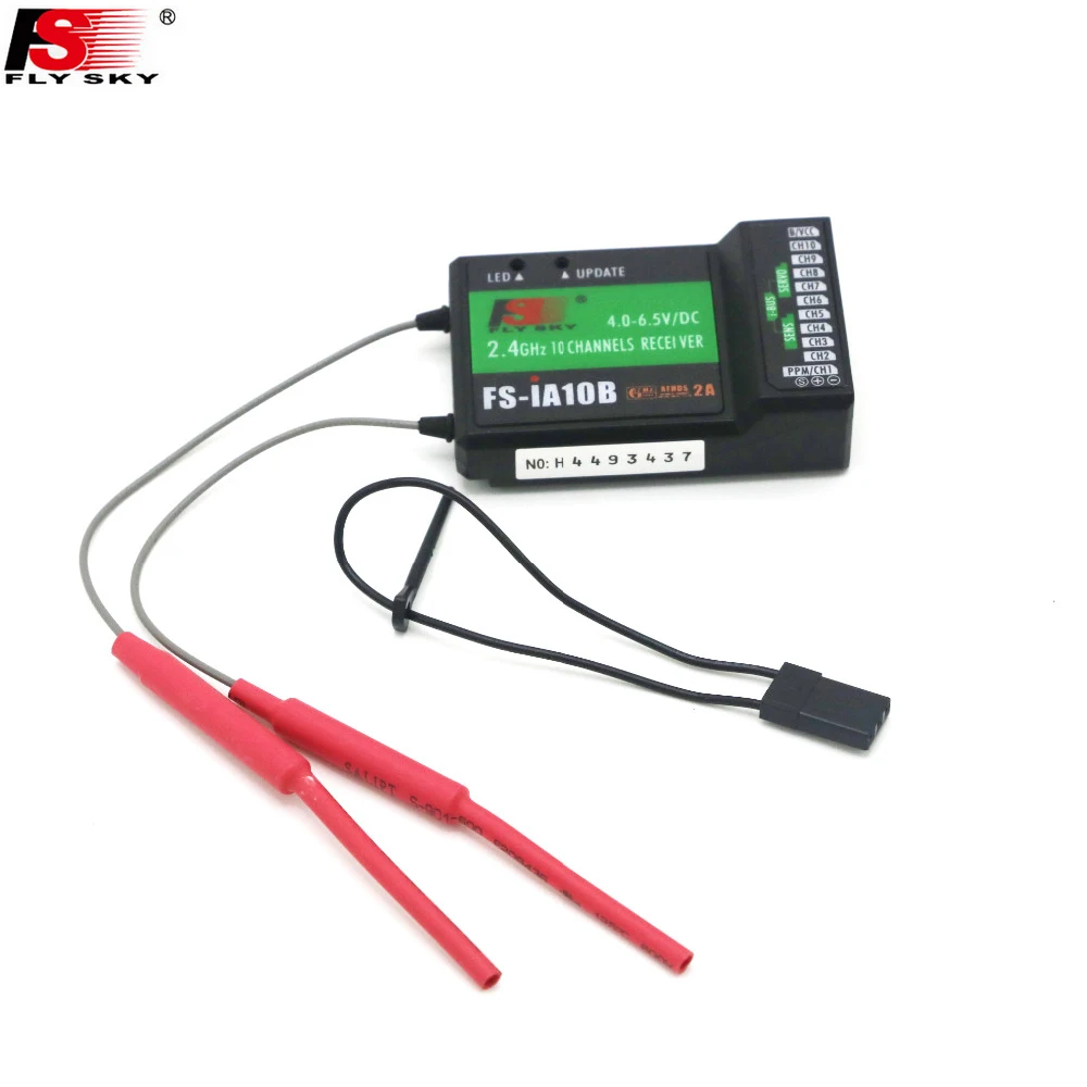 

Original Flysky FS-IA10B IA10B 10ch Receiver for Transmitter FS-I10 FS-I6S RC Helicopter Plane Quadcopter drone