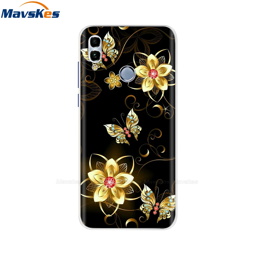 26 Huawei Honor 10 Lite чехол мягкий силиконовый милый ТПУ задняя крышка для Fundas huawei P Smart /Honor 10 удобный телефонный футляр сумки - Цвет: 26