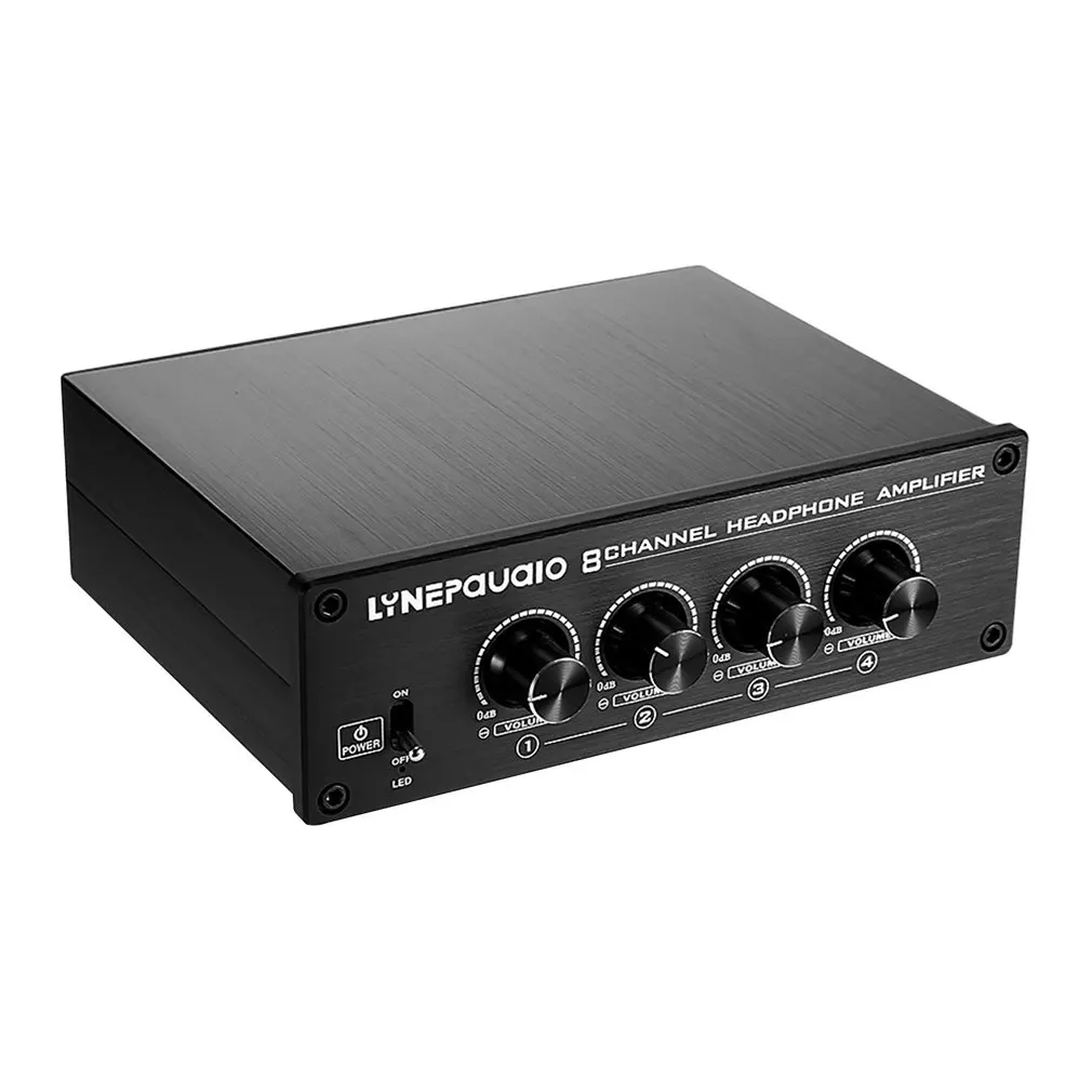 

Headphone Splitter Headphone Amplifier Comparator 2 Input 8 Headphone Signal Amplifier Splitter Ear Split Mixer Switcher Amp