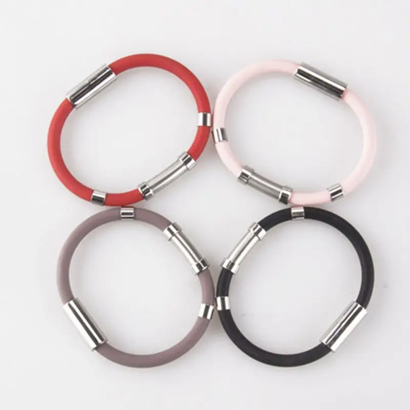 Adjustable Anti-Static Silicone Bracelet Body Static Magnetic Sports Wristband