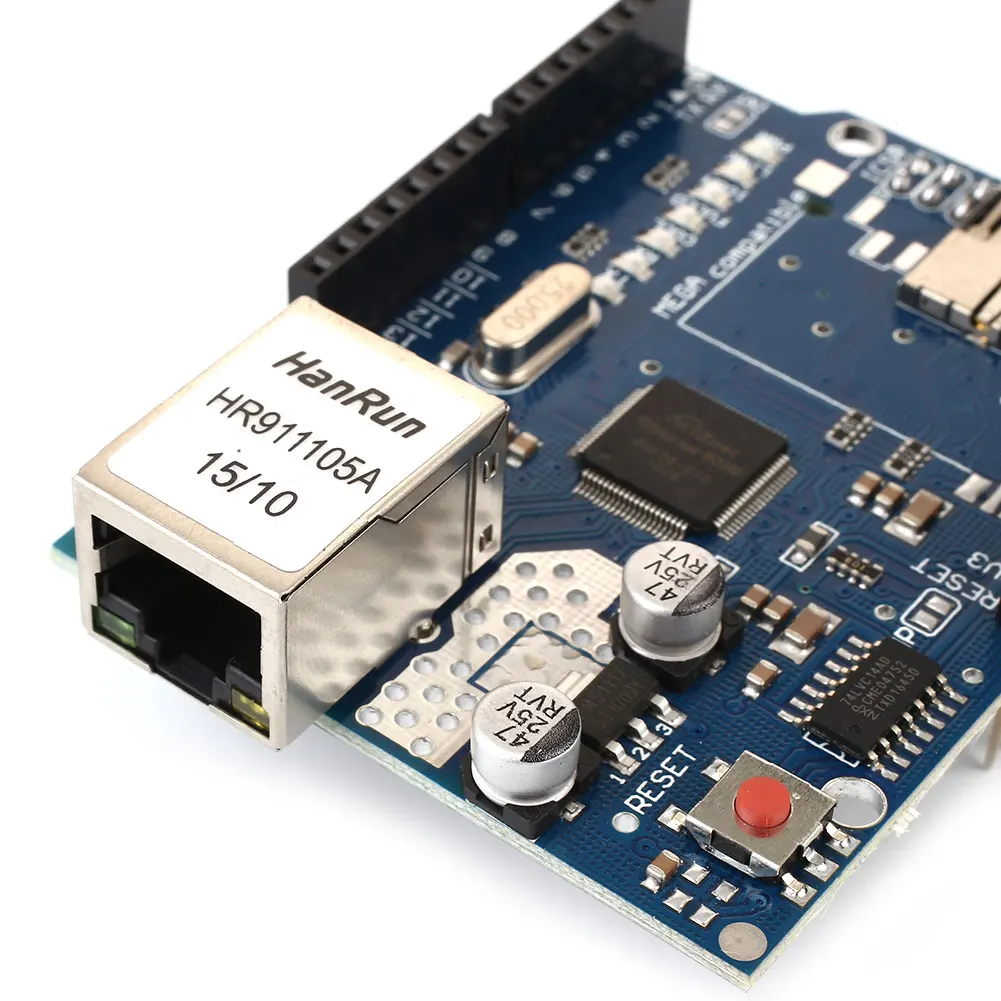 Зазор Cewaal Ethernet W5100 сеть Плата расширения модуль щит для Arduino МЕГА С слот карты Micro SD