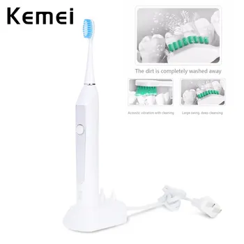 

Inductive Charging Electric Toothbrush Toothbrush Head Replaceable Adult Waterproof Ultrasonic Toothbrush Teeth Brush