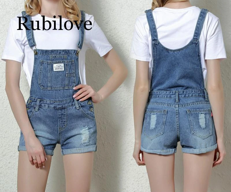 denim boiler suit shorts
