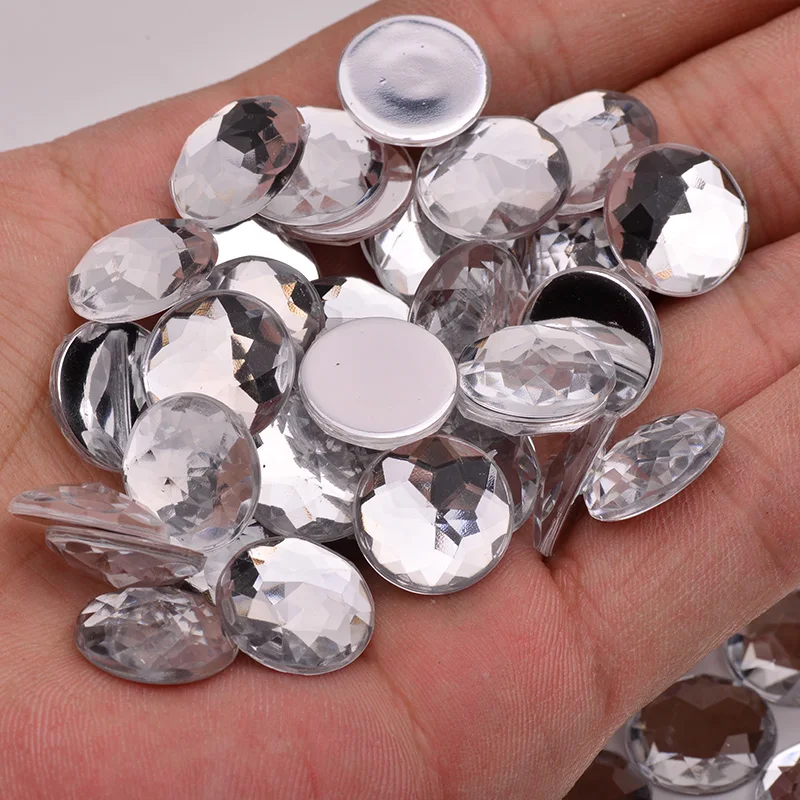 JUNAO-6-8-10-12-14-18-20-25-30-mm-Crystal-AB-Round-Rhinestones-Acrylic