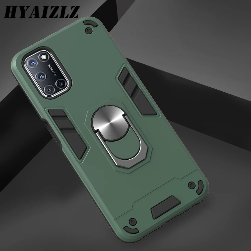 Shockproof Armor Case For Oppo A52 A72 A92s F11 Pro A3s A5 A1k A7 A9 A5 2020 A11x Realme 6 5 3 Q X Full Protection Back Cover Phone Case Covers Aliexpress