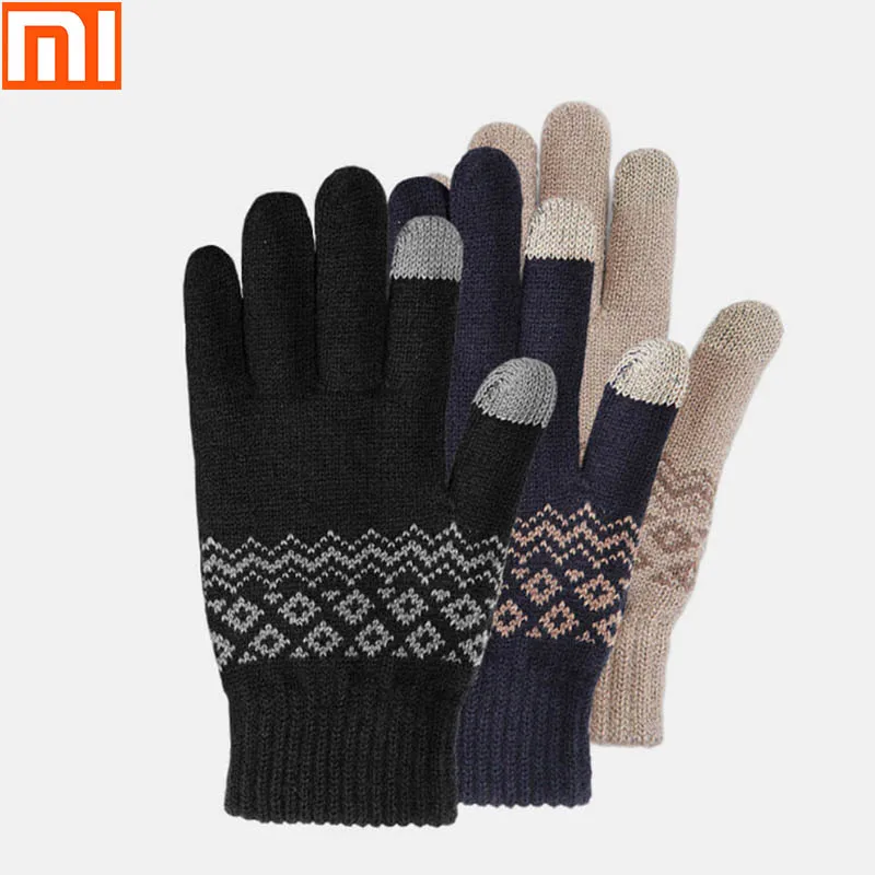 Перчатки для сенсорного экрана Xiaomi mijia зимняя одежда мобильный телефон смарт