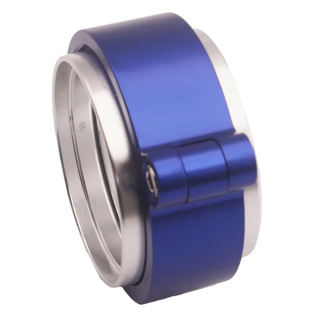 HD выхлоп V-band хомут фланец анодированный зажим для " Turbo Dump Pipe Blue