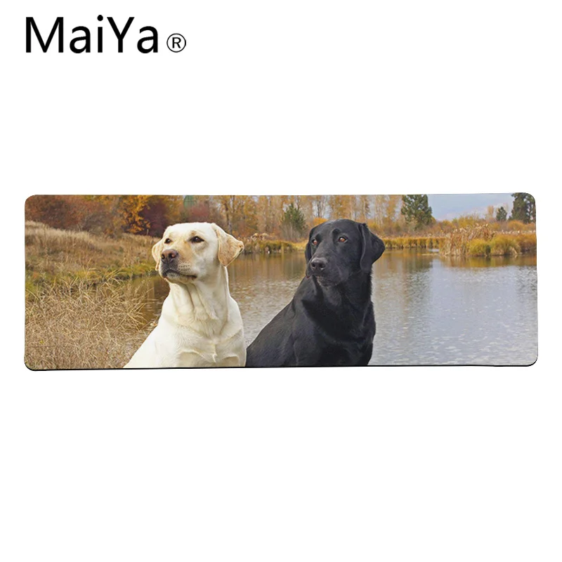 Lock Edge 40X90cm Maiya высокое качество Лабрадор собака животное игровой плеер Настольный Ноутбук резиновый коврик для мыши большой коврик для мыши клавиатуры коврик - Цвет: Lock Edge 40X90cm