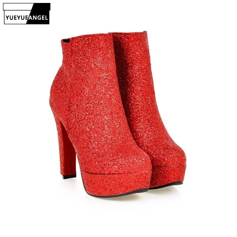 Новинка 2020 Модные осенние ботильоны на молнии свадебные туфли из искусственной