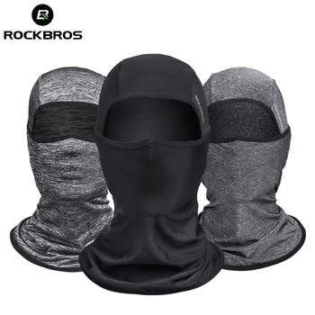 

ROCKBROS Ice Fabric Cycling Bike Cap Headwear Anti-UV Sunshade Riding Headgear Bicycle Bike Bandana Face Mask Sports Hat Scarf