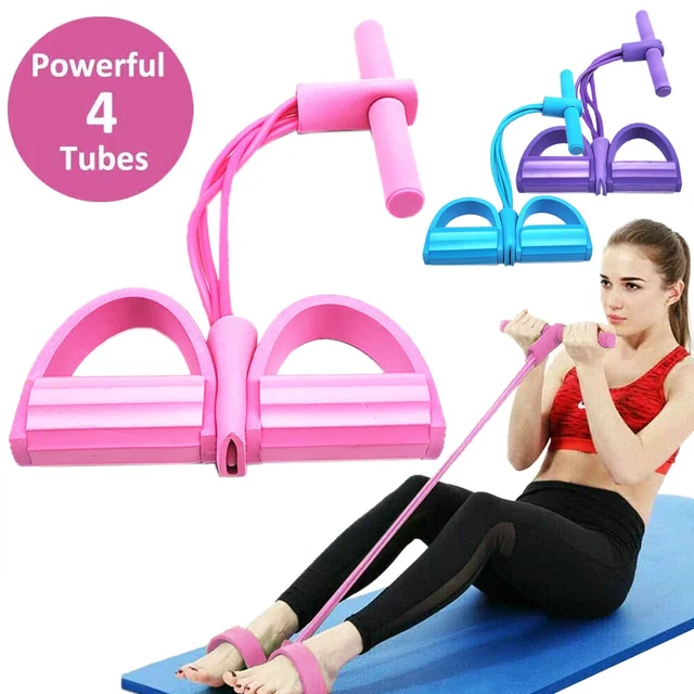 4 Resistanc Elastic Pull Ropes Exerciser Rower Belly Resistance Band Home Gym Sport Training Elastic Bands for Fitness Equipment 1