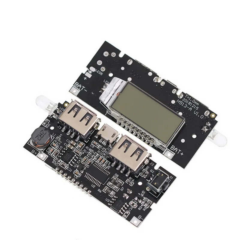 Двойной USB 5V 1A 2.1A мобильный Банк питания 18650 литиевая батарея зарядное устройство