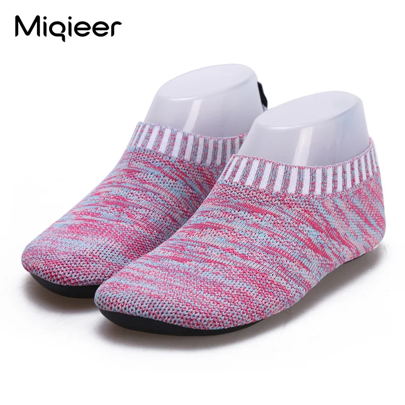 Breathable Knit Sock Shoes Unisex Indoor Floor Children Shoes Baby Toddler Soft Non-slip Home Shoes Boy Girl Slippers Kids Shoes