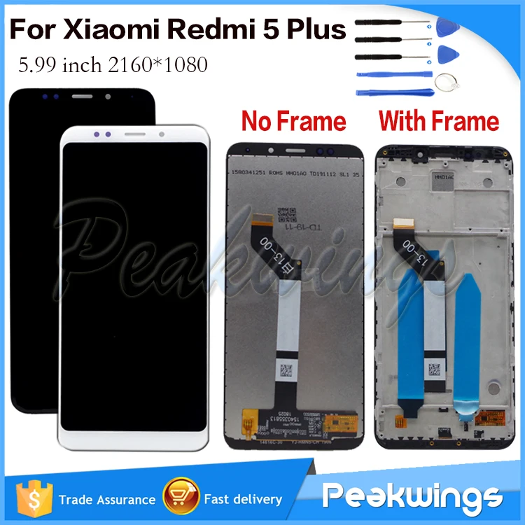

Tested LCD Screen For Xiaomi Redmi 5 Plus LCD Display Screen With Touch Assembly SD625 MSM8963