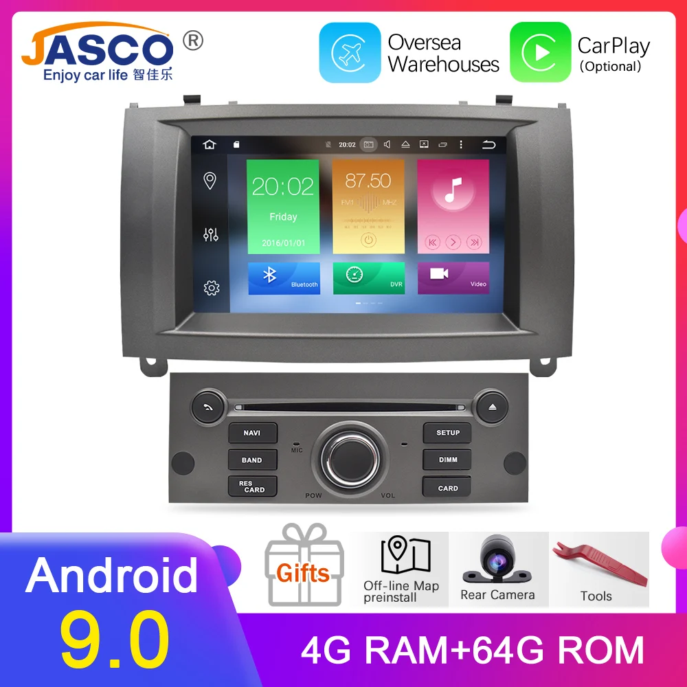 Top Android 9.0 9.1 Car DVD Player GPS Glonass Navigation for Peugeot 407 2004-2010 4GB RAM 32GB ROM Multimedia Radio Stereos 0 Top Android 9.0 9.1 Car DVD Player GPS Glonass Navigation for Peugeot 407 2004-2010 4GB RAM 32GB ROM Multimedia Radio Stereos 0