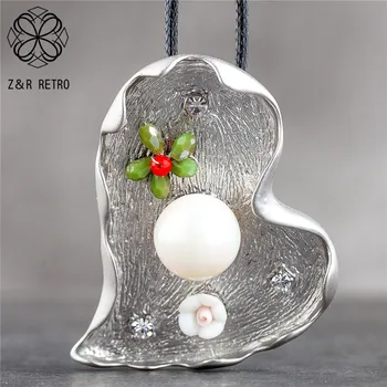 

Silver Color Leaf Long Necklace for Women Vintage Jewelry Pendant Beads 2020 Suspension Rope Chains Choker Wholesale Jewellery