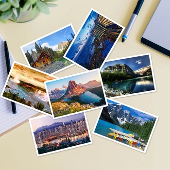 

Canada Travel Wish Business Postcards Greeting Gift Birthday Party Invitation Postcard Set 30pcs Vintage Decoration