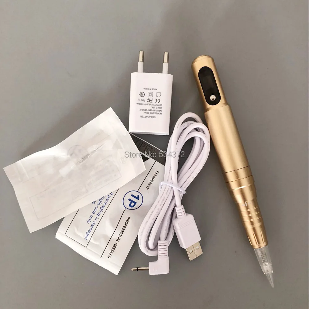 Лучшее качество Электрический с крышкой татуировки перманентный макияж машина с Scrow иглы