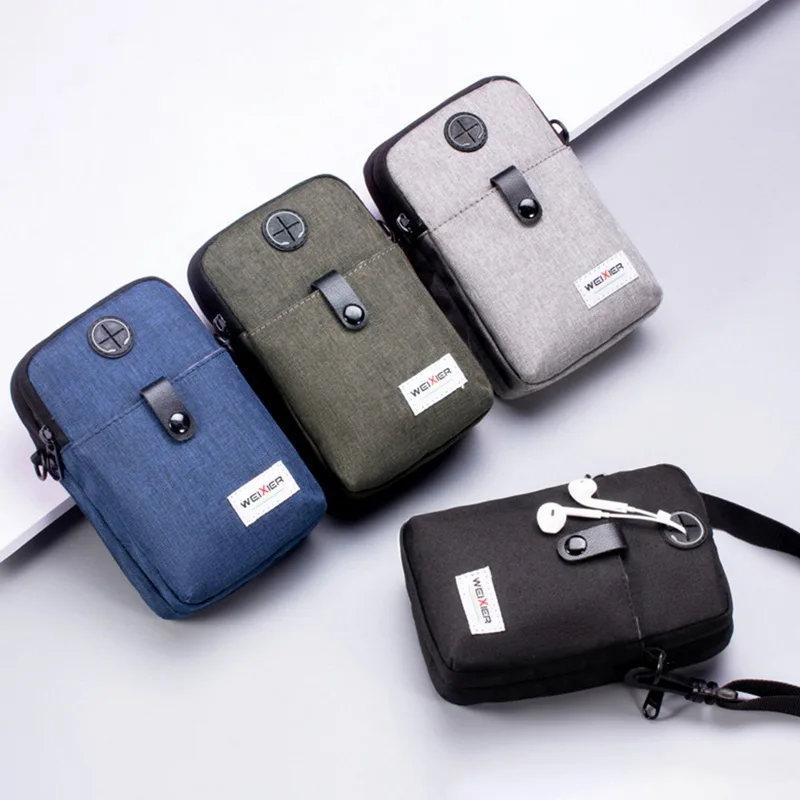 

Fashion Men Messenger Bag Phone Pocket Crossbody Bag For Men Shoulder Handbag Multifunctional Male Small Flap