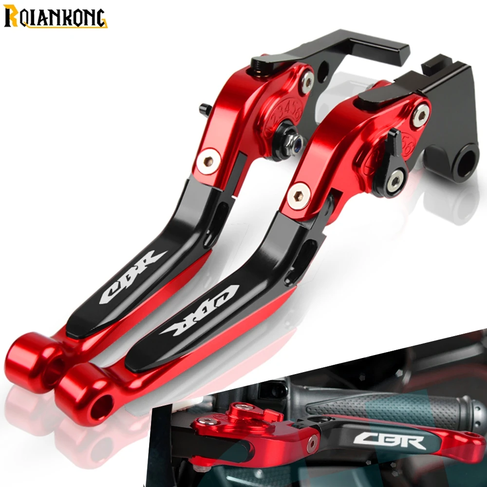 Мотоциклетные тормозные рычаги для Honda CBR600 F CBR 900 RR CBR650F CBR300R CBR300R Aliuminum регулируемый тормозной рычаг сцепления руль