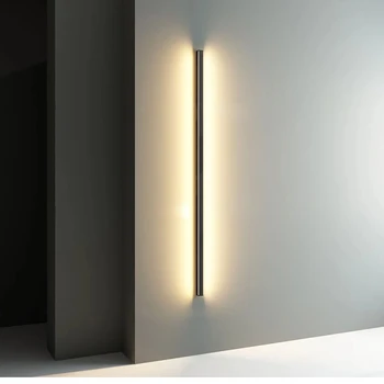 Modern Bright Corner Light LED Wall Corner Lighting Lamp Simple Line Light Pole Lighting Wall Sconces Stair Bedroom Bedside Home Decor Lighting Fixtures 1