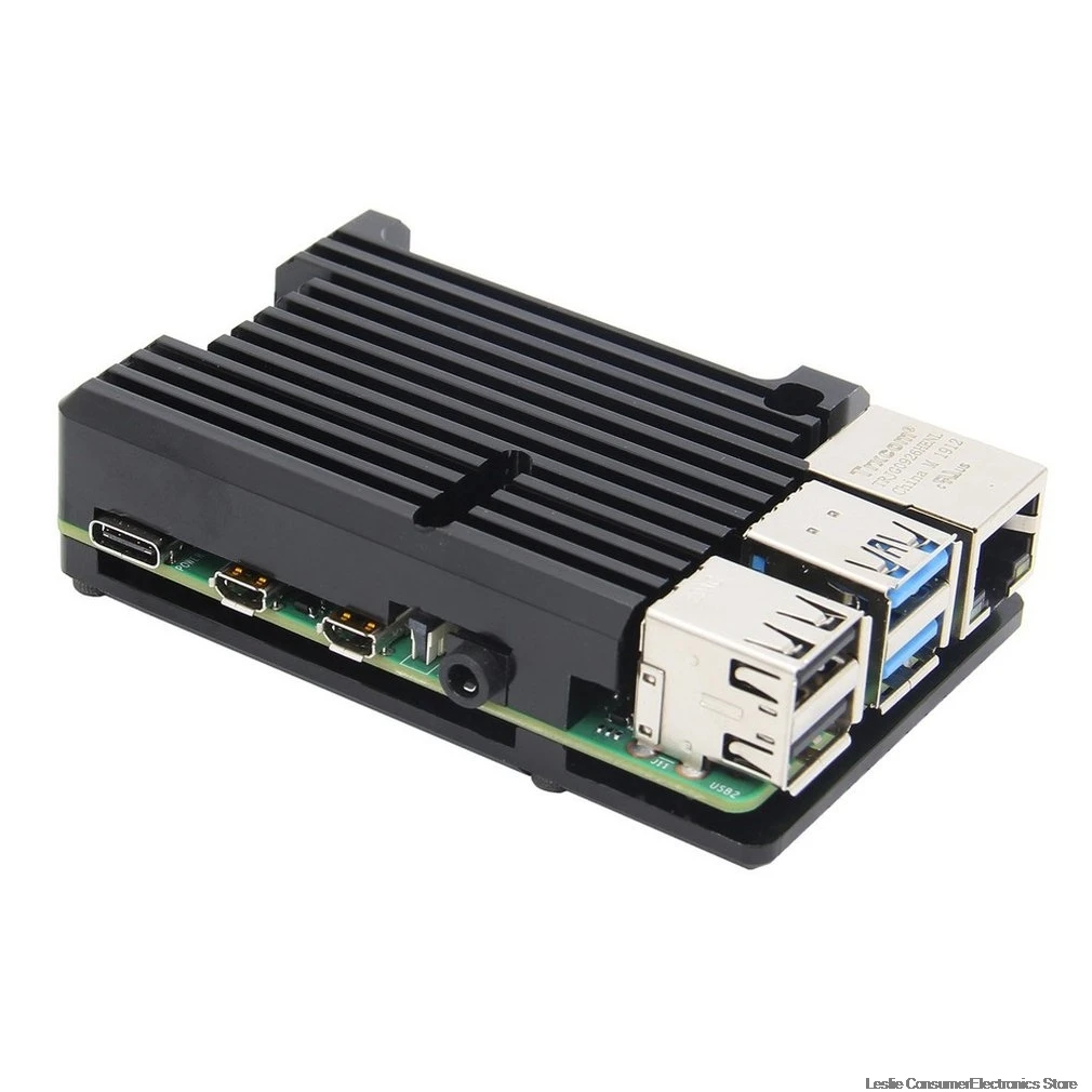Для Raspberry Pi 4 металлический корпус 4 поколения для Raspberry Pi 4 поколения B+ коробка из алюминиевого сплава 4B тепловые аксессуары для раковины