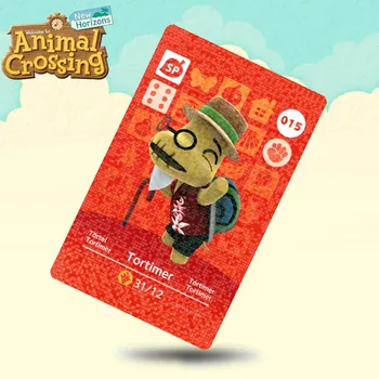 

015 Tortimer Animal Crossing Card Amiibo Cards Work for Switch NS 3DS Games