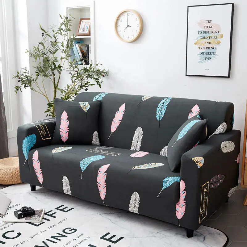 Slipcover, растягивающийся, противоскользящий, четыре сезона, чехлы для диванов, эластичный, полный Чехол для дивана, диванное полотенце, один/два/три/четыре-местный - Цвет: 3