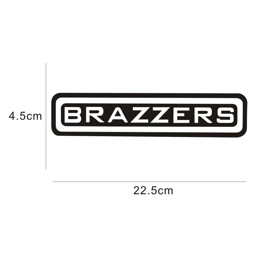 Автомобильные наклейки Brazzers красочные Смешные украшения для автомобиля и