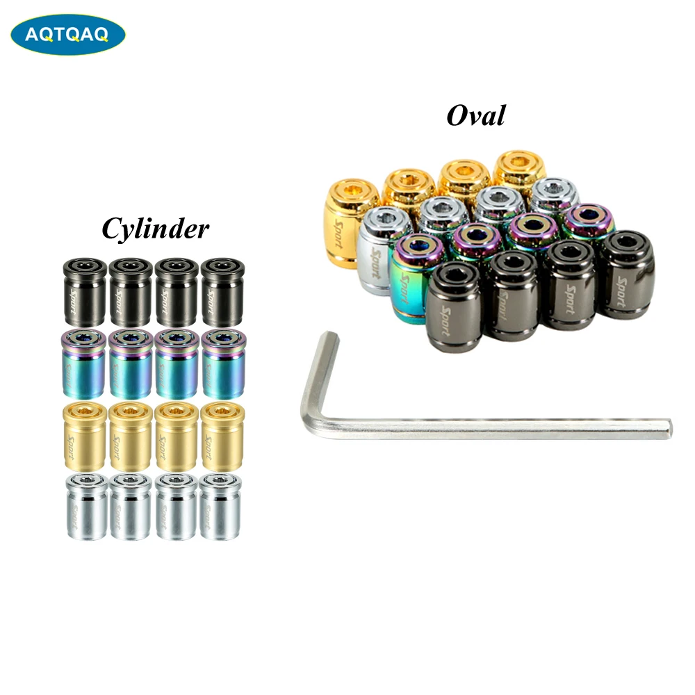 AQTQAQ 1Set New Zinc Alloy Anti-theft Sport Car Tire Valve Caps Wheel Tires Trye Stem Air Cap Airtight Covers for Styling | Автомобили и