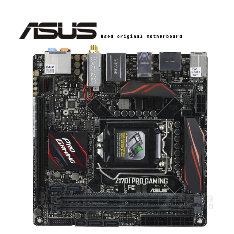 Материнская плата для Asus Z170I PRO Intel Z170 Z170M DDR4 LGA 1151 i7/i5/i3 USB3.0 SATA3 | Компьютеры и офис
