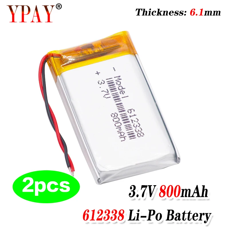 2pcs-polyme-rbattery-3-7v-612338-800mah-mp3-mp4-mp5