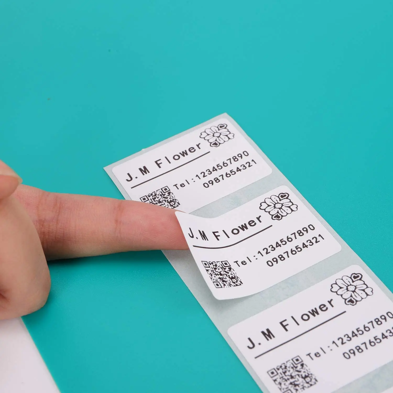 Phomemo M110 Transparency Self-Adhesive Labels Paper for Phomemo M110/M200 Label Printer Thermal Sticker Printable Paper Roll thermal sticker paper printable sticker paper sticker paper