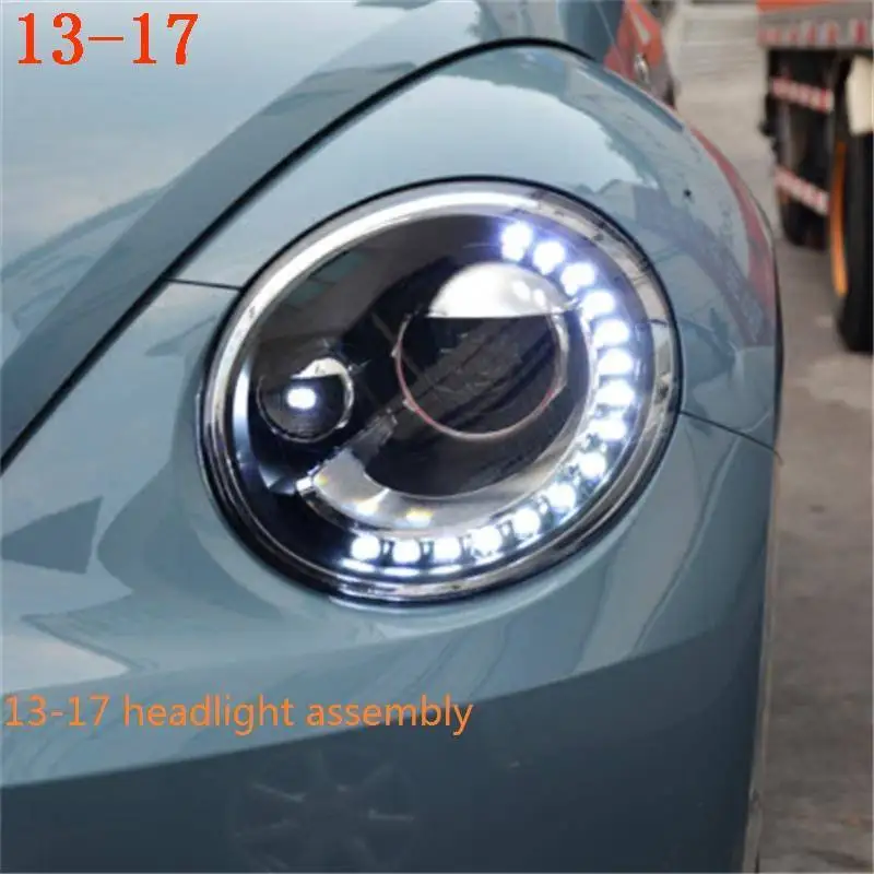 MODEL T Luces Para автозапчасти Assessoires автомобильные аксессуары Drl светодиодные стильные фары автомобильные фары в сборе для Volkswagen Beetle - Цвет: MODEL T