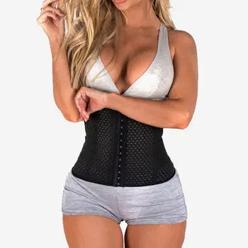

Women Waist Trainer Push Up Vest Tummy Belly Girdle Body Shaper Waist Cincher Corset Zipper Vest Plus Size S-3XL Shaperwear
