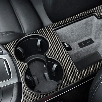 

Car Sticker Carbon Fiber Car Water Cup Panel Decorative Sticker For-Porsche Macan AUTO Accessories