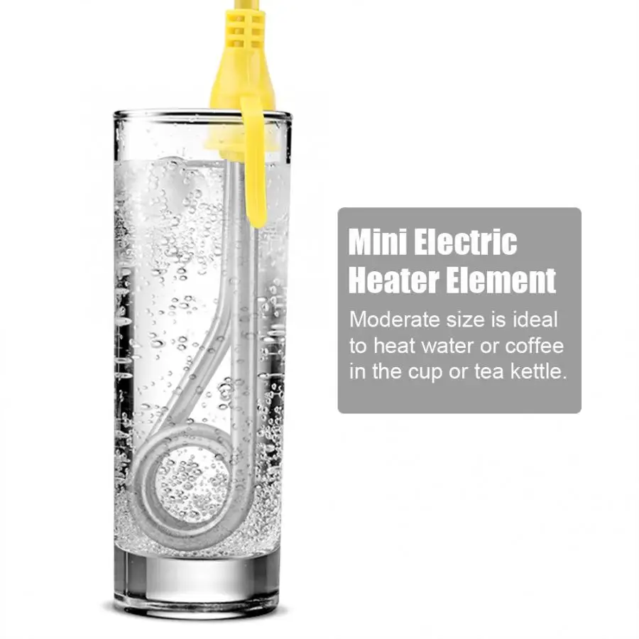600W 220V Mini Electric Water Heater Boiler Hot Water Coffee Immersion Travel Portable hot water Heaters, electric water heater