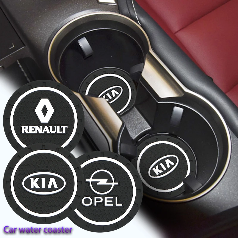 1/2 шт. автомобильный нескользящий коврик для стакана BMW Audi Ford Nissan Chevrolet Skoda Volvo |
