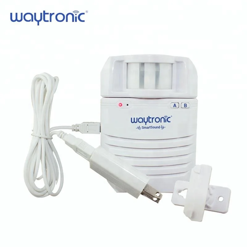 

Rechargeable infrared detective motion sensor activated MP3 audio player with memory card slot