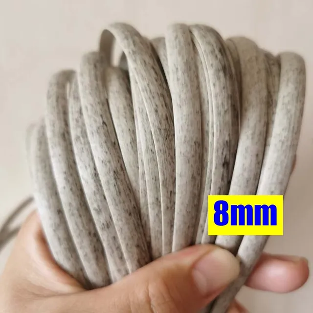 82 Types 10 Meters PE Flat Round Synthetic Rattan Material DIY Weaving Rope Knit Repair Furniture Bed Sofa Chair Table Basket 3