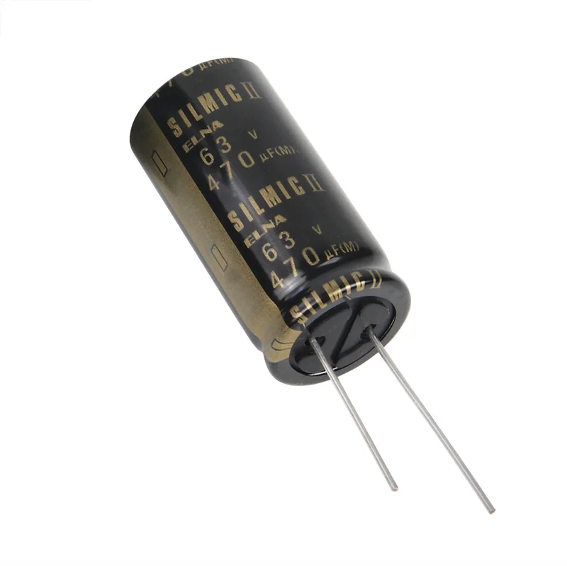 1pcs/5pcs ELNA 63V470uf 63V SILMIC II ���� RFS �ø��� �߿� ����� ���� �ܵ��� ���� ��Ʈ 18x37mm