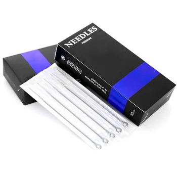 

NEW 50pcs Disposable Tattoo Needles Set Sterilized Tattoo Lining Cartridge Needles Body Arts Tool