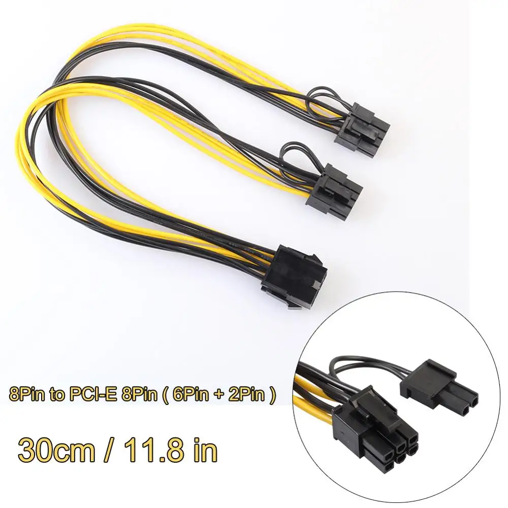 Видеокарта кабель питания 8pin к двойному 4pin/8pin 8pin(6pin + 2pin)/6pin 4pin Кабельный