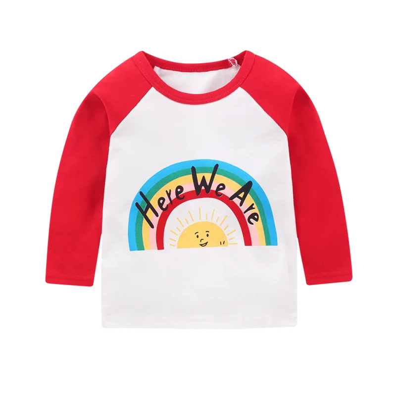 New Arrival Striped Cotton Long Sleeve T-shirt for Boys