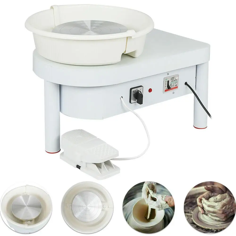 110v/220v Pottery Forming Machine 250w 25cm Electric Pottery Wheel With